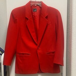 Liz Wear petite Bold Red Women's Blazer